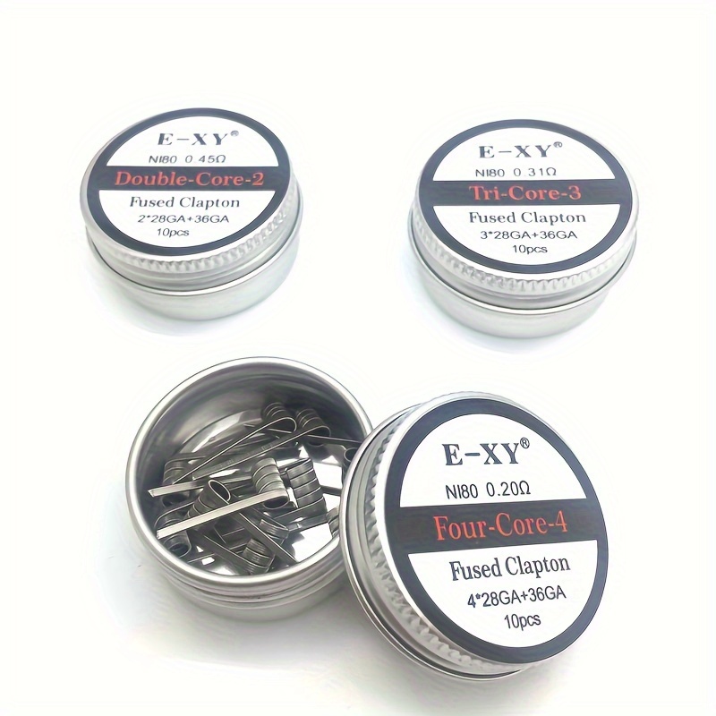 10pcs/box, Nichrome Fused Clap - đánh giá và giá Coil Building Kit