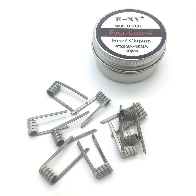 10pcs/box, Nichrome Fused Clap - đánh giá và giá Coil Building Kit