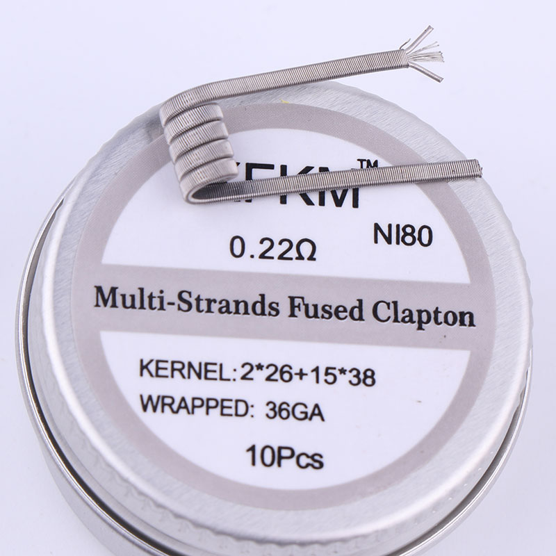 Mới XFKM 10 Cái/hộp NI80 Mật Đ - đánh giá và giá Clapton Wire Pre Built