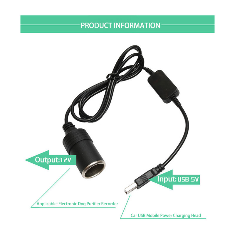 1PC 5V 2A USB To 12V Cigarette - đánh giá và giá Accessories Experts Vape