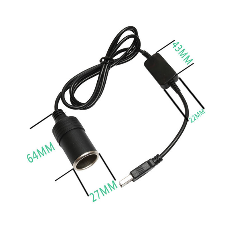 1PC 5V 2A USB To 12V Cigarette - đánh giá và giá Accessories Experts Vape