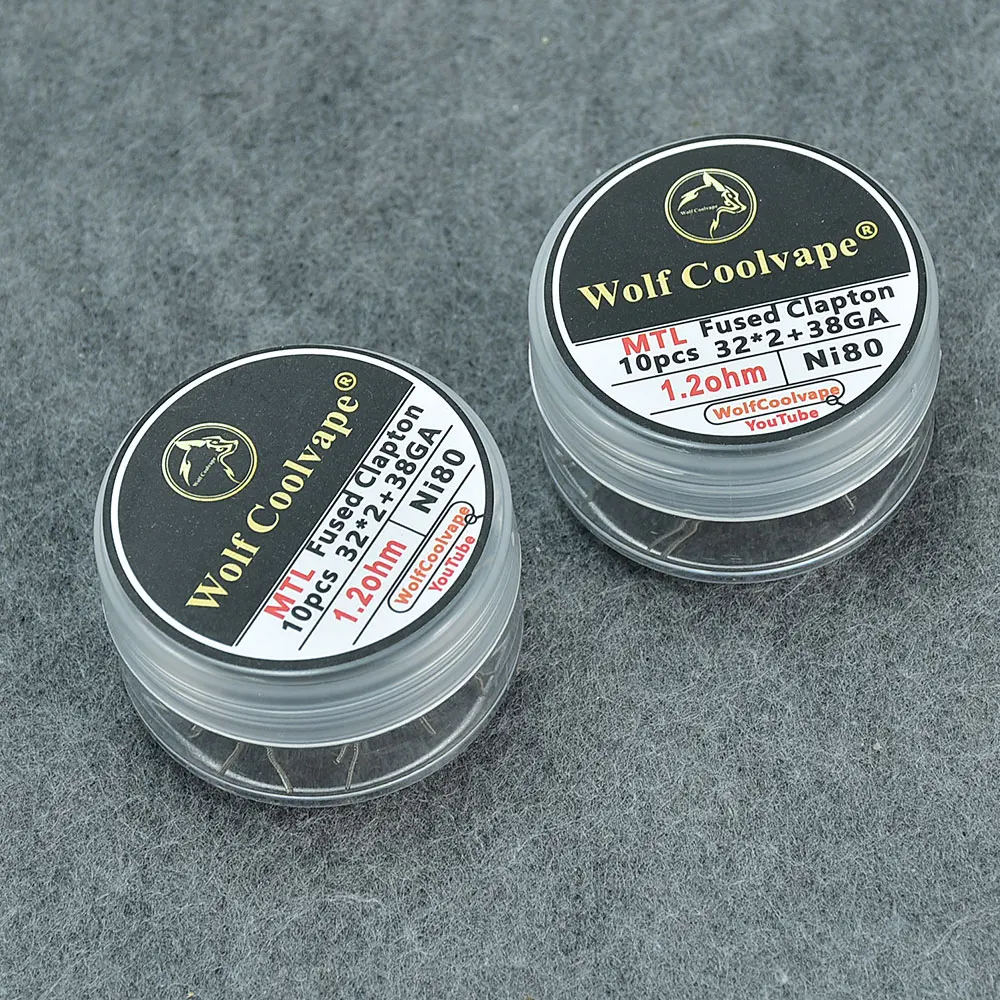 Wolfcoolvape NI80 Pre-Built He - đánh giá và giá Clapton Wire Pre Built
